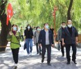 省文旅厅市场处包处长一行来八泉峡景区督导工作